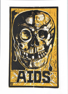 "1984 - AIDS" print by Eric Avery