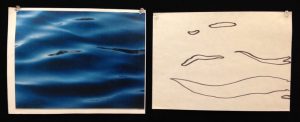 Images from Bob's third grade water study in art