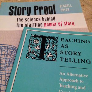 Story Proof and Teaching as Storytelling were helpful resources when researching narrative science.