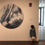 After our outdoor water exploration, Gina Hall lead children into the museum to find the missing rubber ducks and see Maya Lin’s water-inspired art along the way