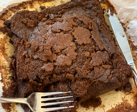 Red Rice Brownies (made from scratch)