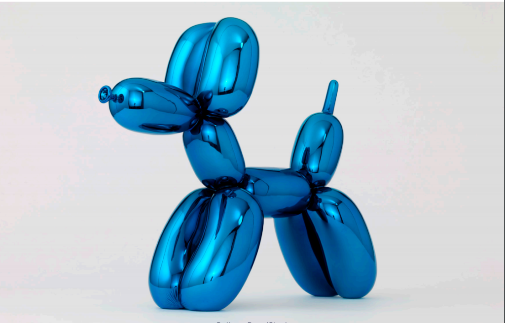 Balloon toys by Jeff Koons